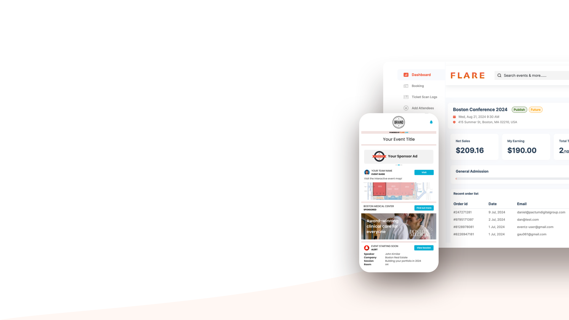 FLARE Events Technology